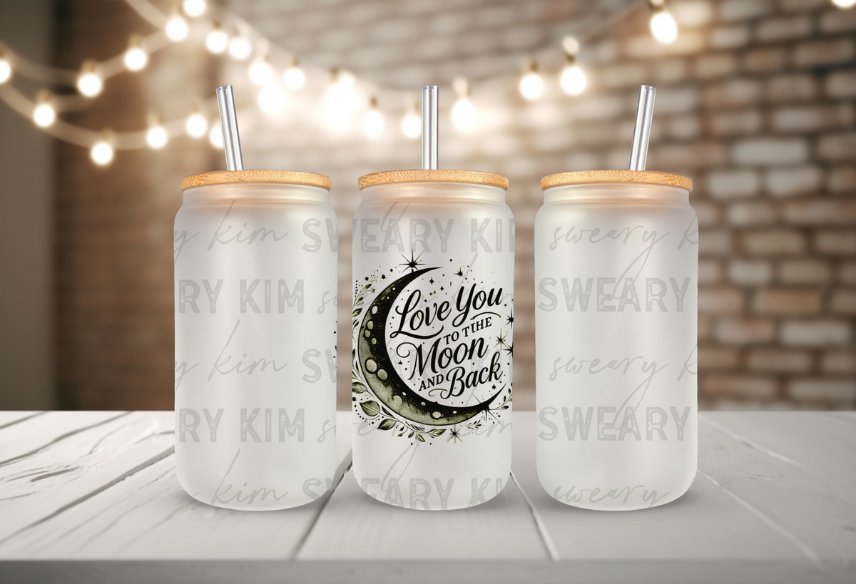 Love You To The Moon & Back UV Dtf Decal