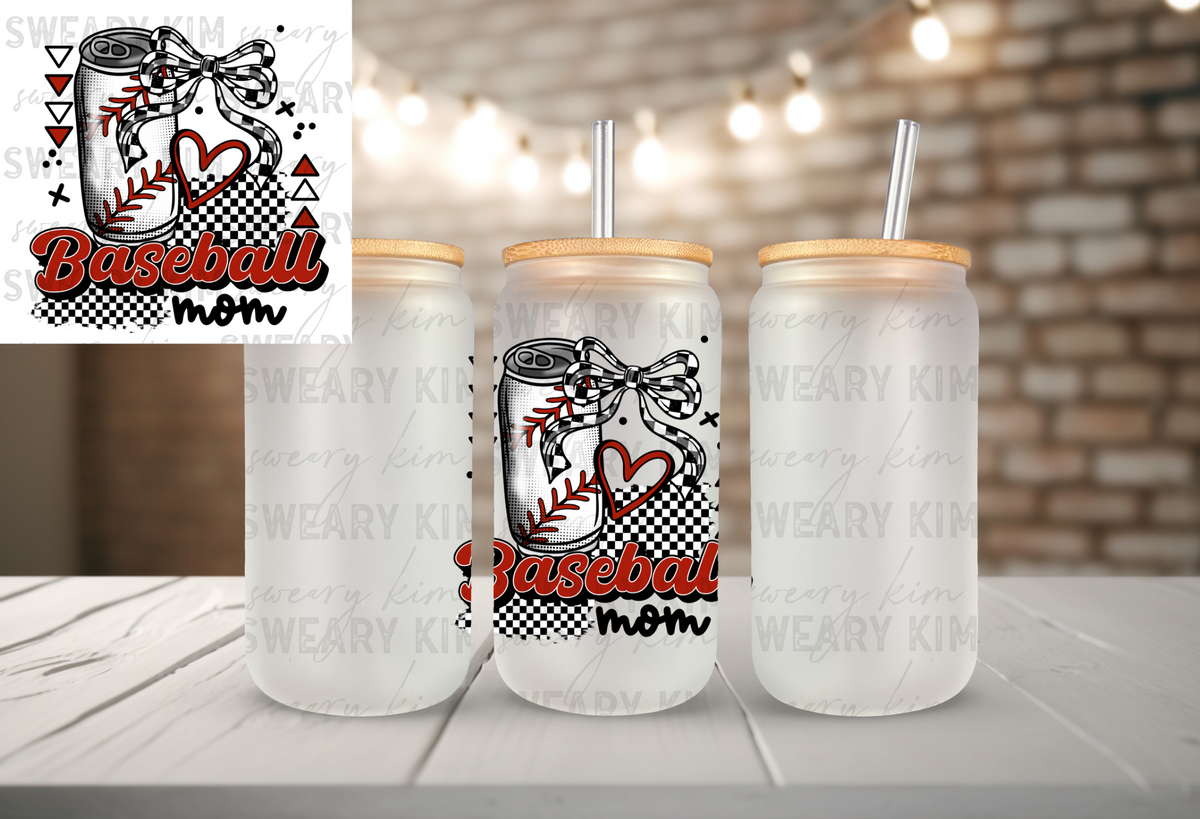 Baseball Mom UV Dtf Decal