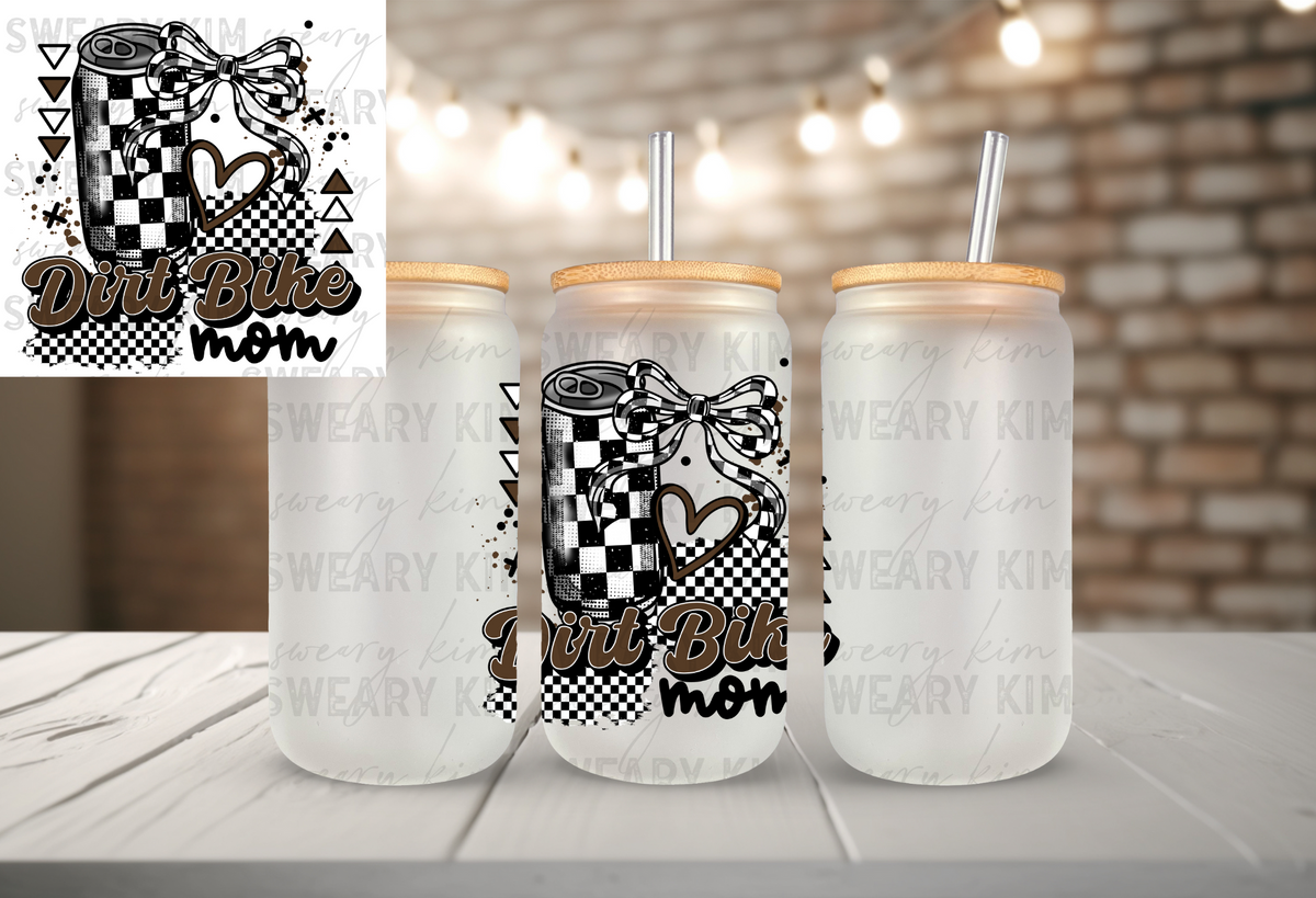 Dirt Bike Mom UV Dtf Decal