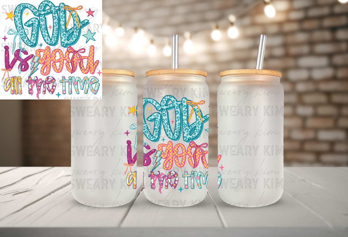 God Is Good UV Dtf Decal