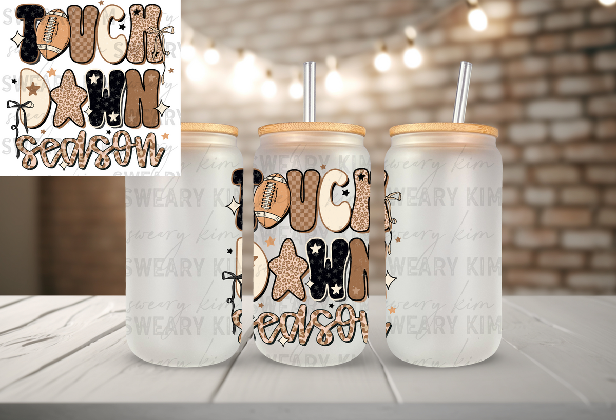 Touch Down Season UV Dtf Decal