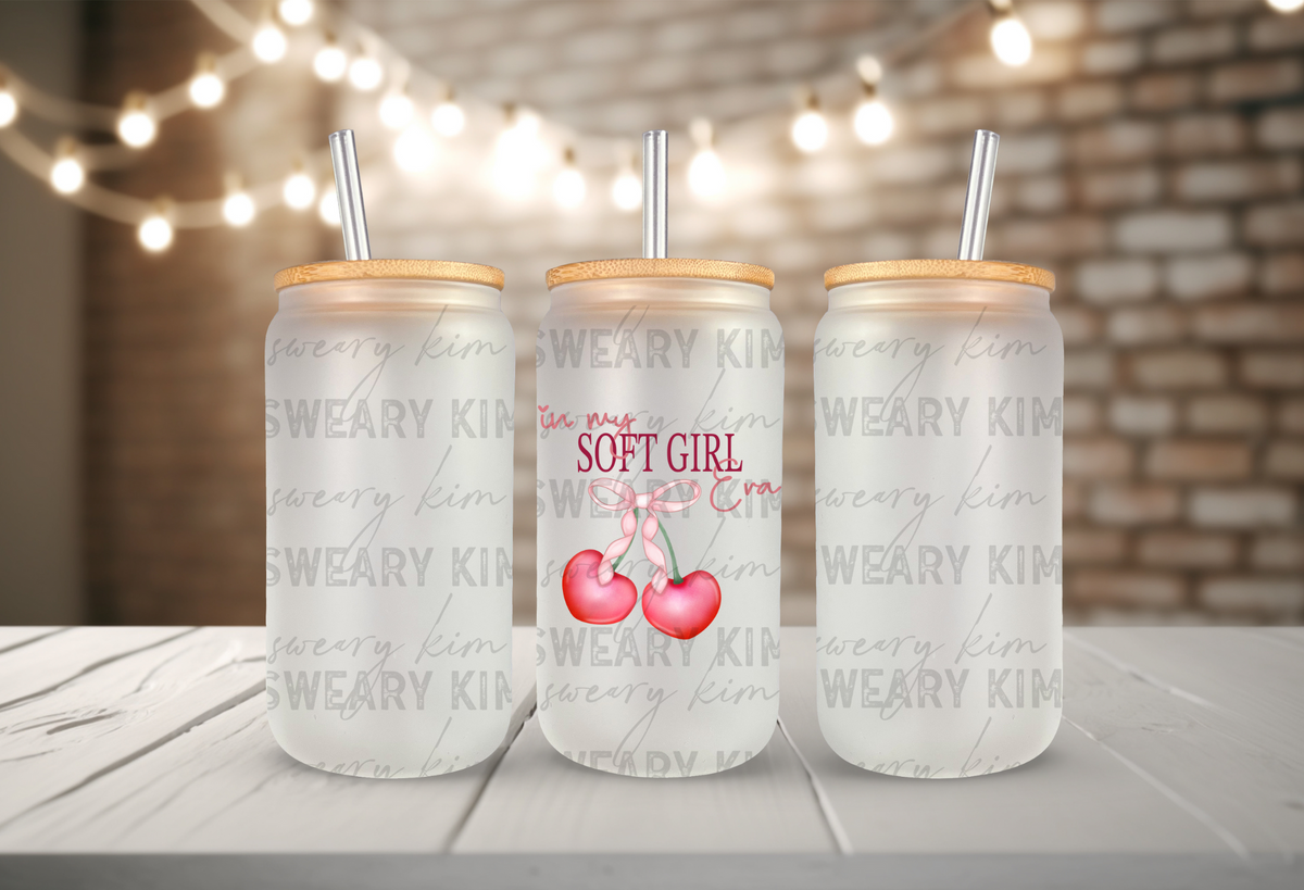 Soft Girl Era Cherries UV Dtf Decal
