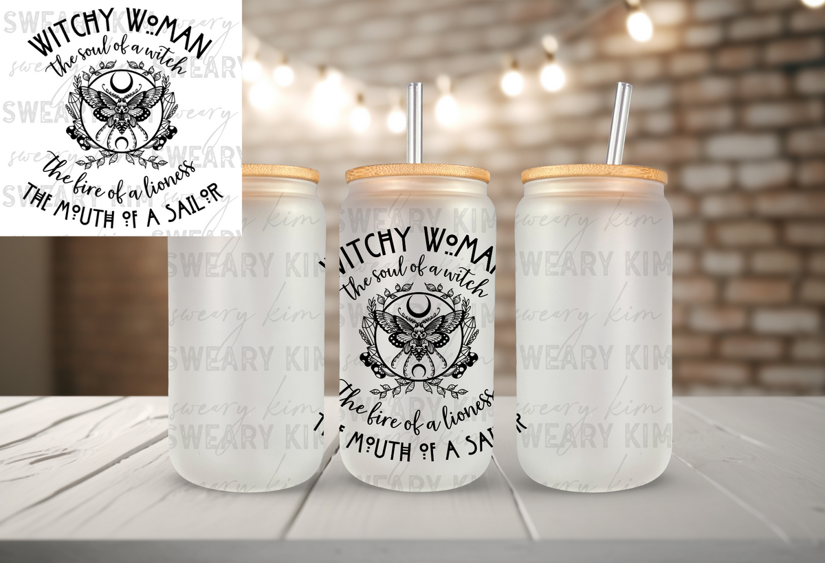 Witchy Woman (Black) UV Dtf Decal