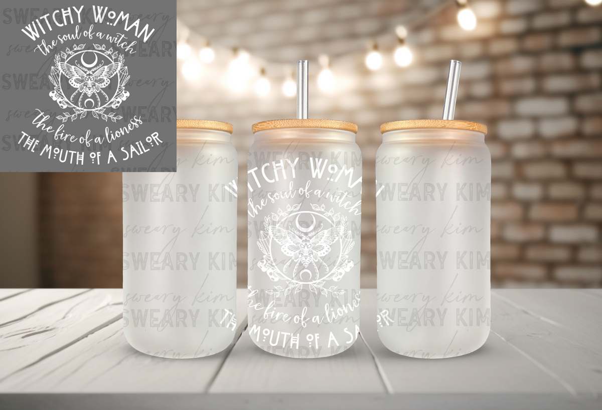 Witchy Woman (White) UV Dtf Decal