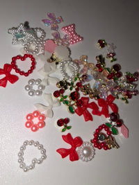 Cherry Bow Charm Mix