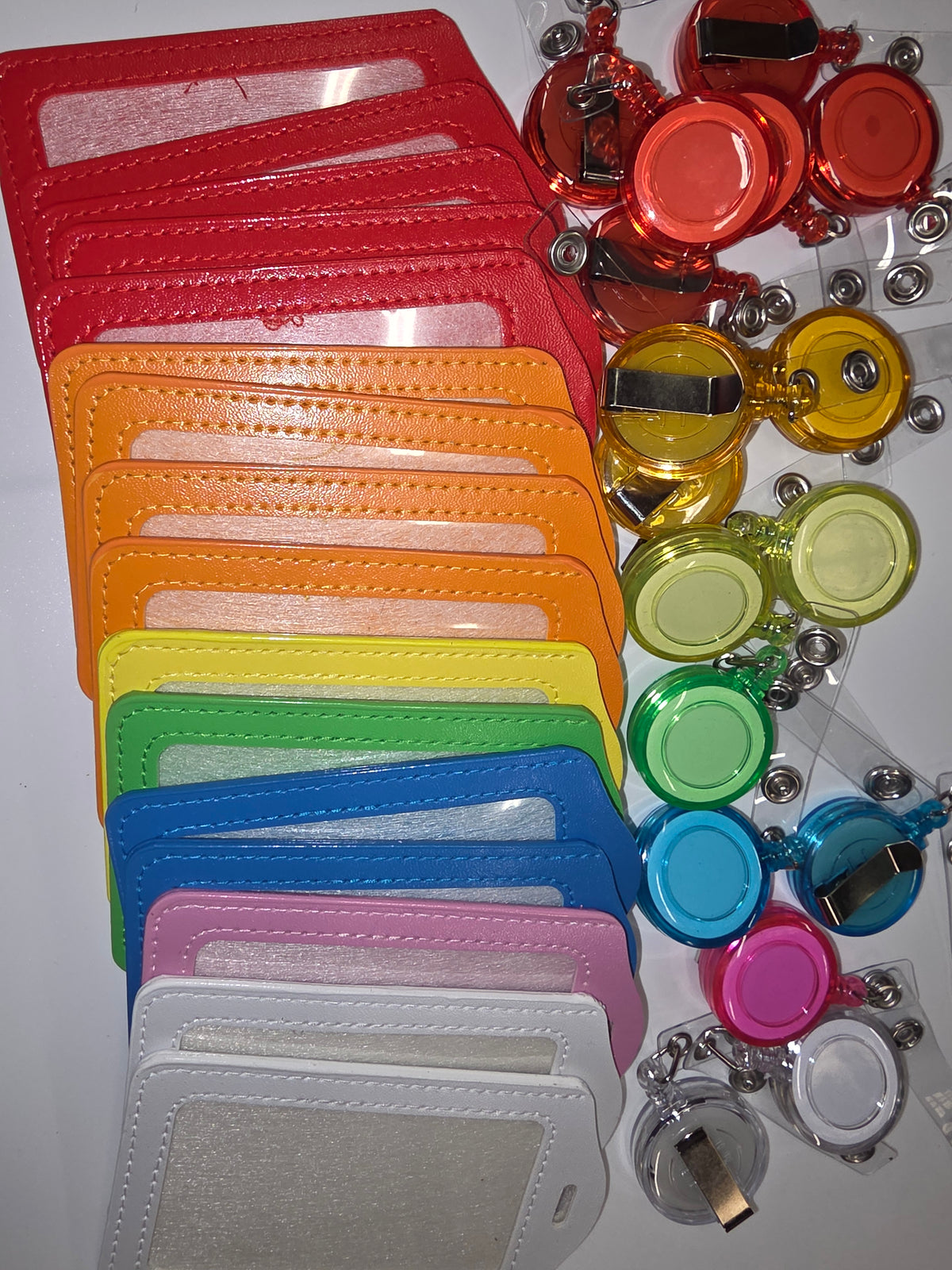 16 Pack Black Badge Reels & Holders