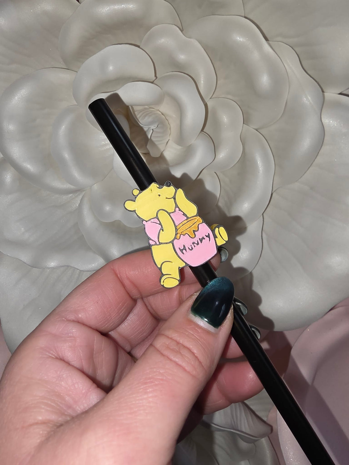 Honey Pot Bear Straw Topper
