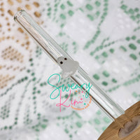 Glass Straws With Charms For 16oz Cans