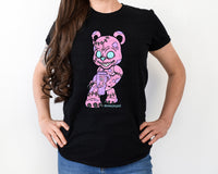 SwearBear Glitter Graphic Merch T-Shirt