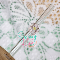 Glass Straws With Charms For 16oz Cans