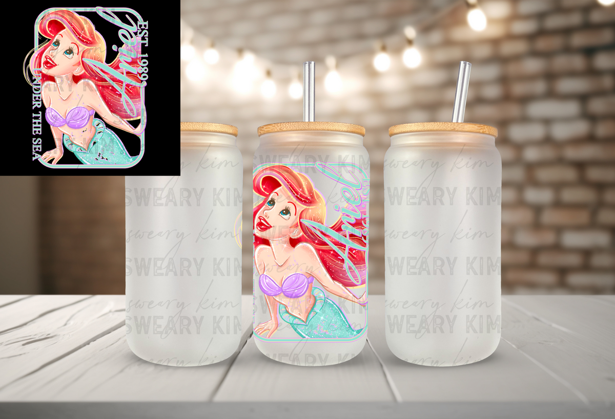 Under The Sea Mermaid UV Dtf Decal