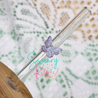 Glass Straws With Charms For 16oz Cans