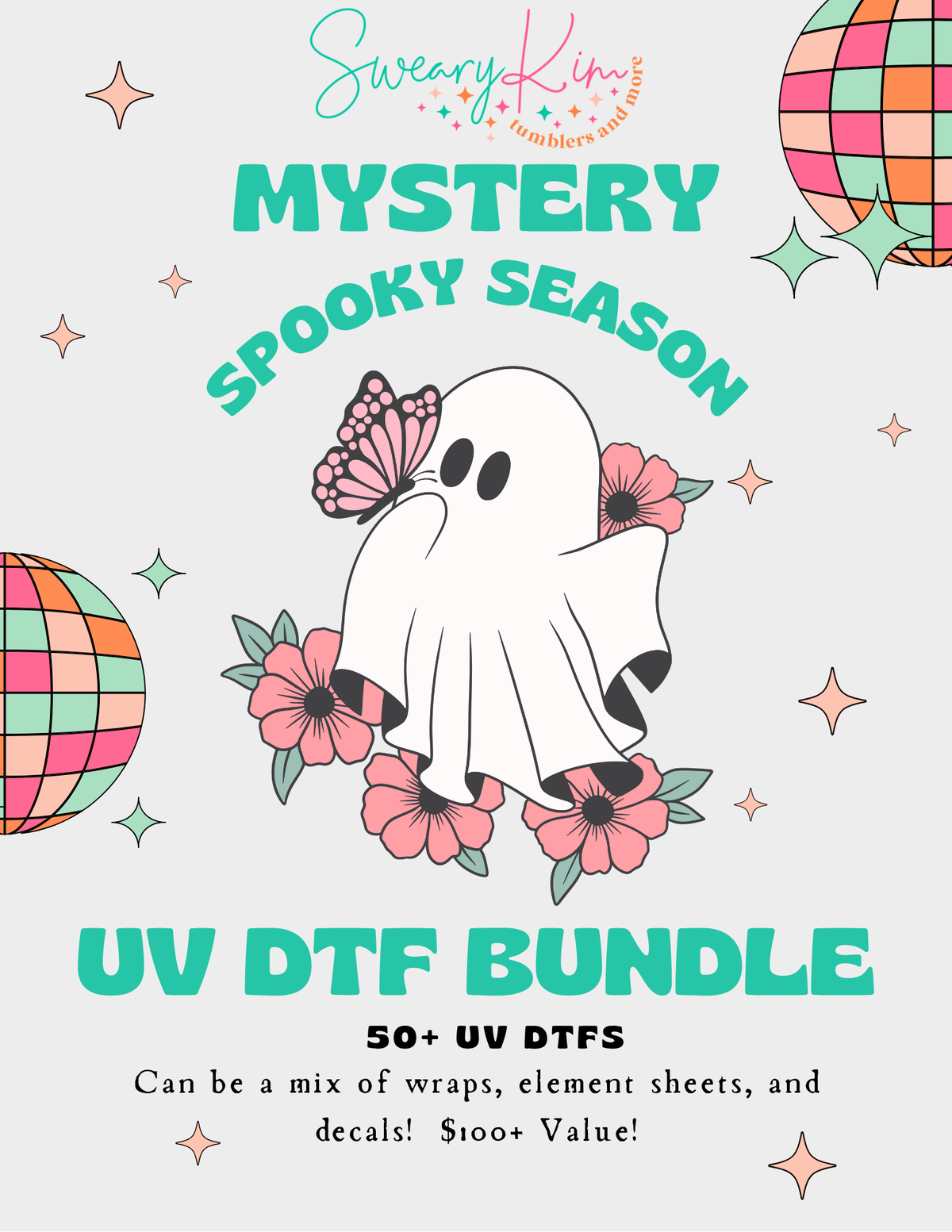 Spooky Season Mystery UV DTF Bundle