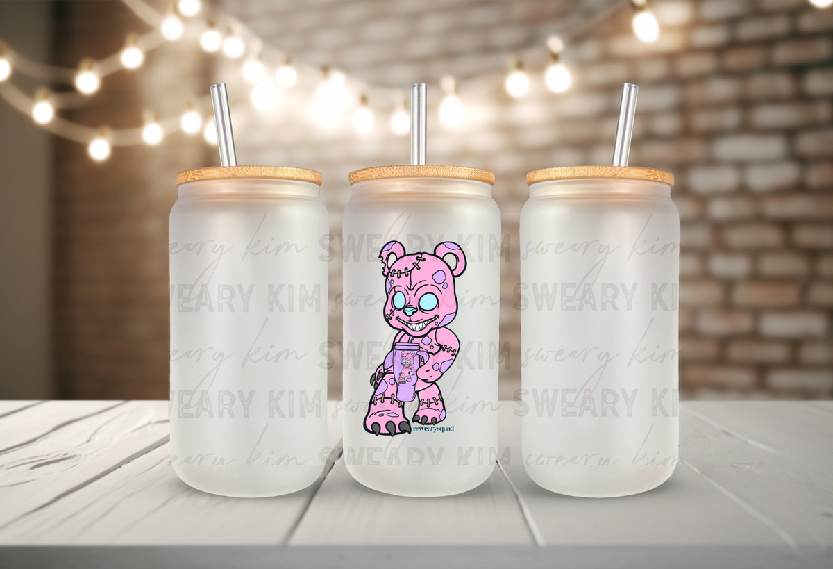 Swear Bear UV Dtf Decal