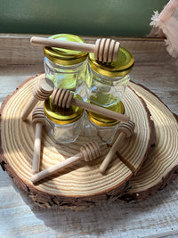 6 Pack Glass Honey Jars