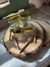 6 Pack Glass Honey Jars