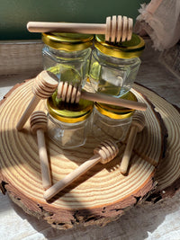 6 Pack Glass Honey Jars