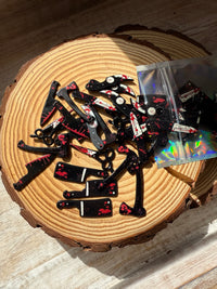 40 Piece Bloody Weapon Charms