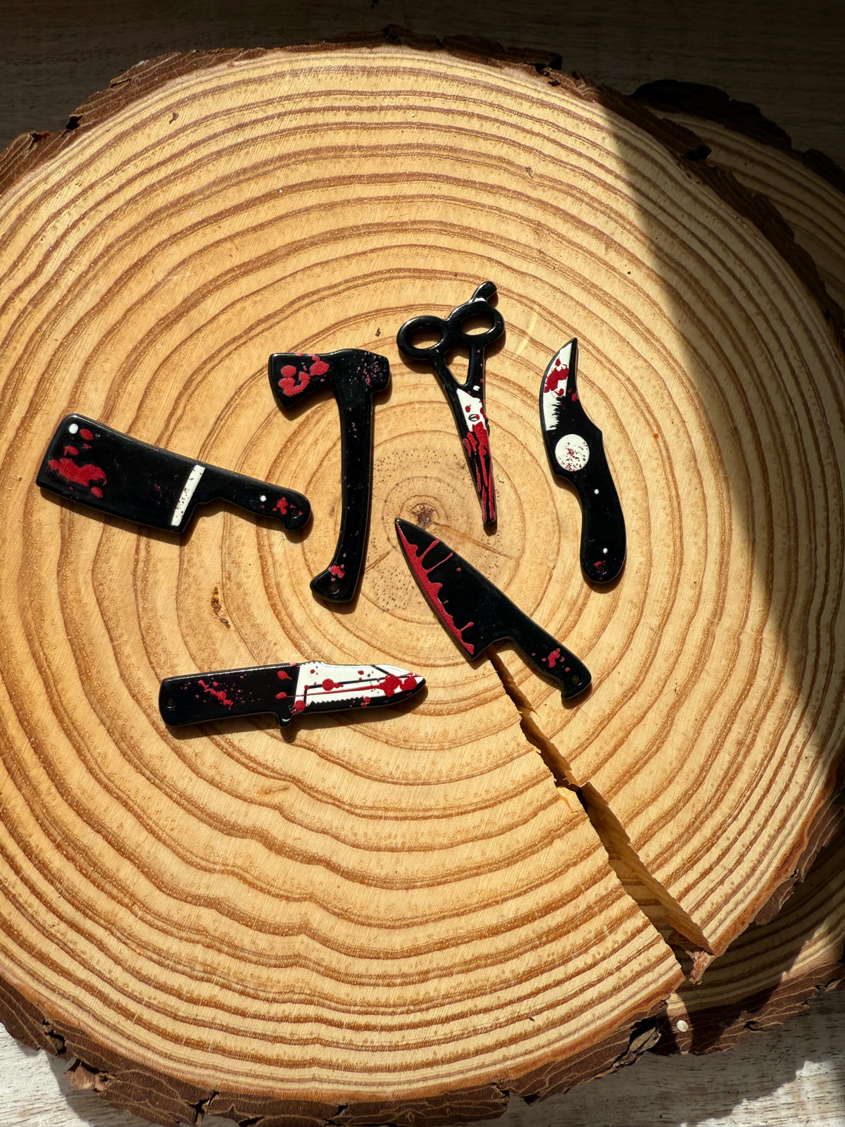 40 Piece Bloody Weapon Charms