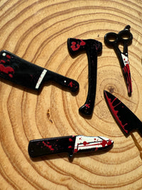 40 Piece Bloody Weapon Charms