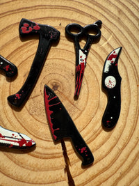 40 Piece Bloody Weapon Charms