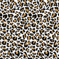 Black & Brown Leopard UV Dtf Element Sheet 7.5inx7.5in