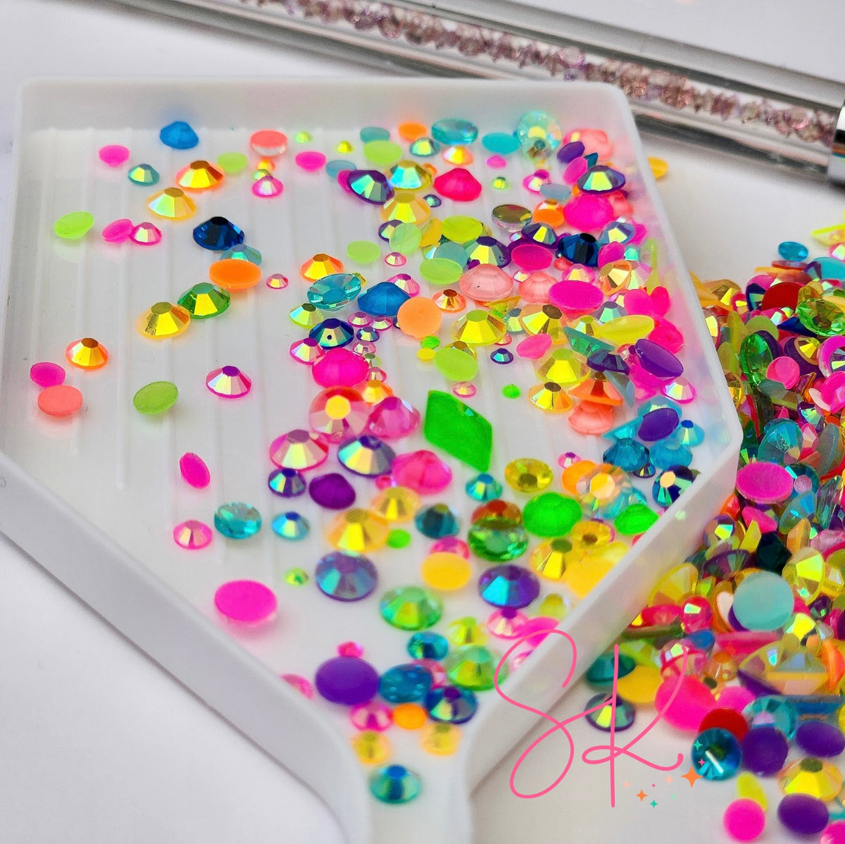 Custom Neon Rhinestone Mix