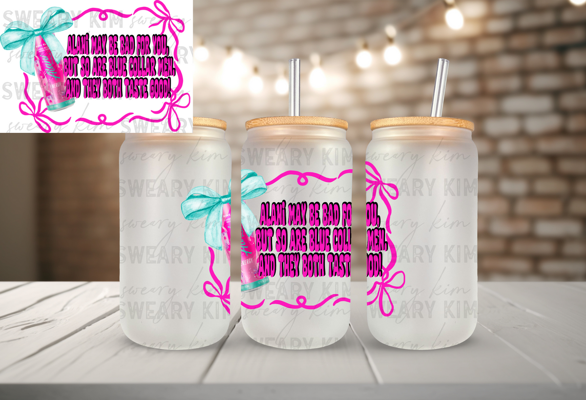 Lani & Blue Collar Men Taste Good UV Dtf Decal