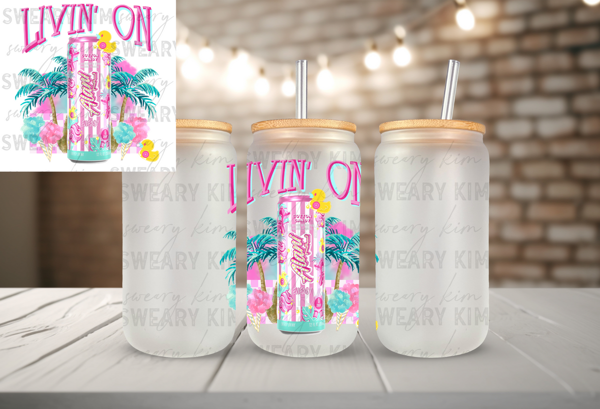 Livin' On Cotton Candy Lani UV Dtf Decal