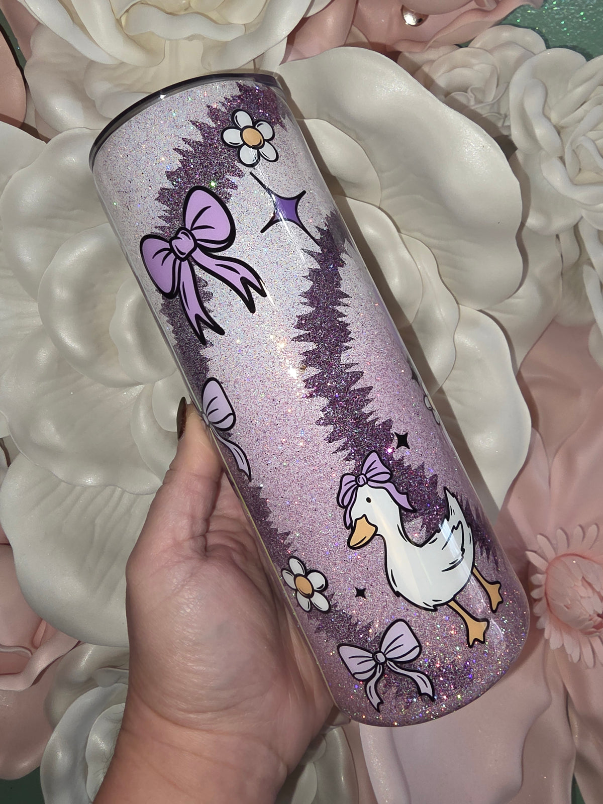 Silly Goose Glitter Epoxy Tumbler