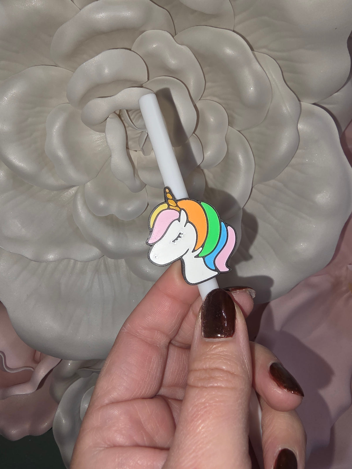 Unicorn Straw Topper