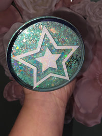 Starry Glitter Snow Globe Tumbler