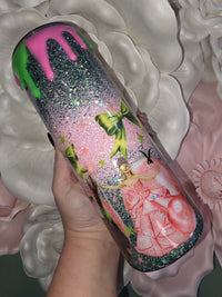 Wicked Drippy Glitter Epoxy Tumbler