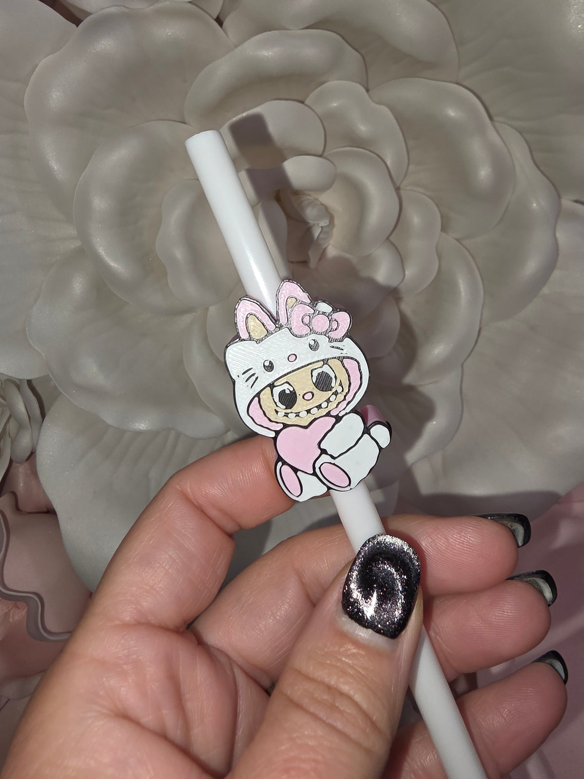 Kitty BooBoo Straw Topper