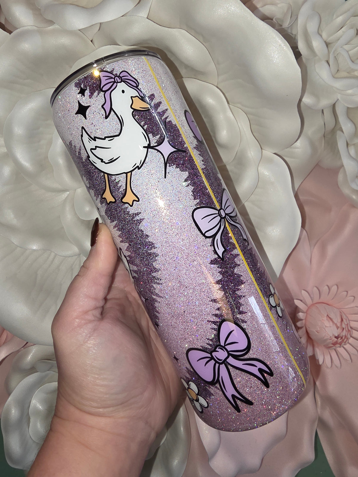 Silly Goose Glitter Epoxy Tumbler