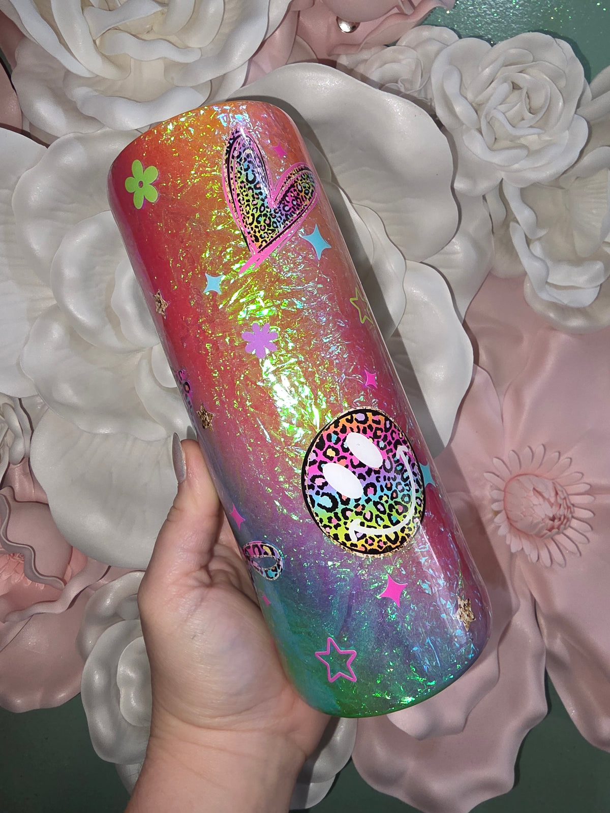 20oz Rainbow Holo LF Inspired Tumbler