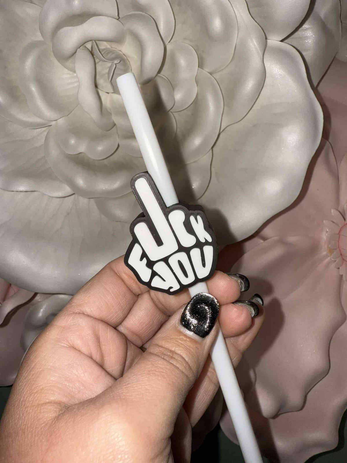 Fuck You Straw Topper