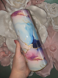 20oz Marble Foiled Epoxy Tumbler