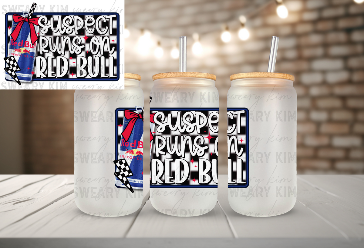 Suspect Runs On Rouge Steer UV Dtf Decal
